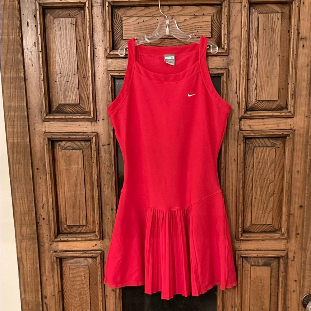 Nike Vibrant Red Tennis Dress - Picture 1 of 5